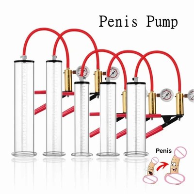 Sex Shop Male Penis Vacuum Pump Enlargement Air Sucking Exer