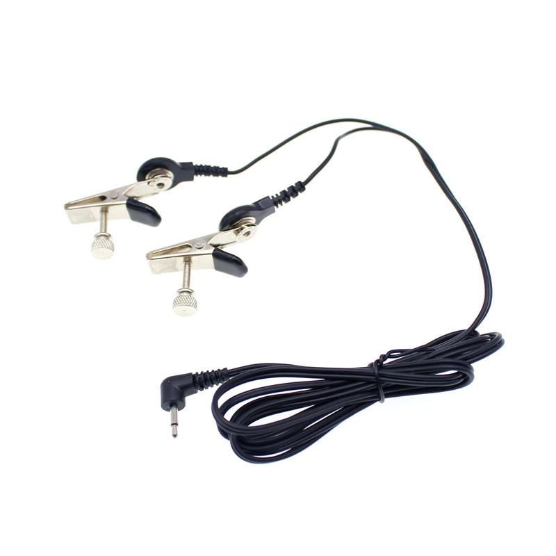 Sex Products 1 Pair Electric Shock Nipple Clips Nipple Clamp