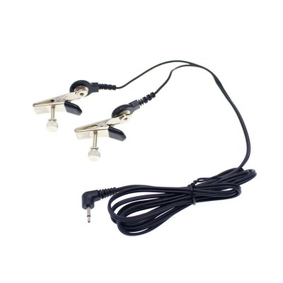 Sex Products 1 Pair Electric Shock Nipple Clips Nipple Clamp