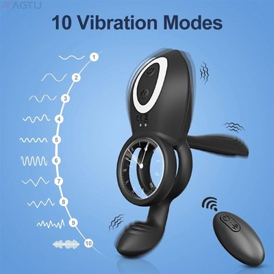 Cock Ring Vibrating for Men Ejaculation Delay Male Erectile