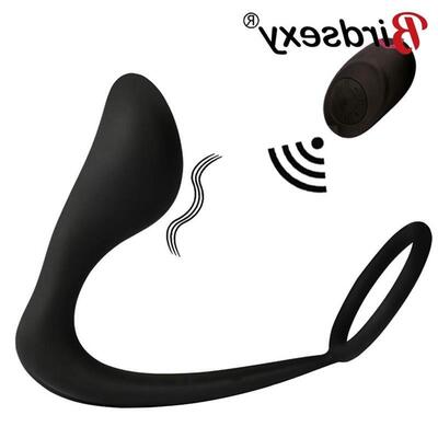 Silicone Male Prostate Massager Vibrating Butt Plug Anal Vib