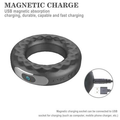 Silicone Vibrating Cock Ring Dick Penis Ring Cockring men se