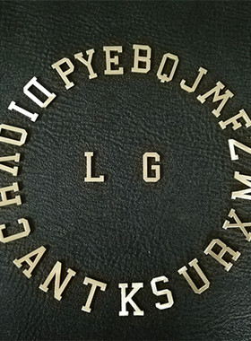 铜之梦小摆件英文字母摄影道具