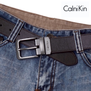CalniKin男休闲牛皮高档百搭皮带