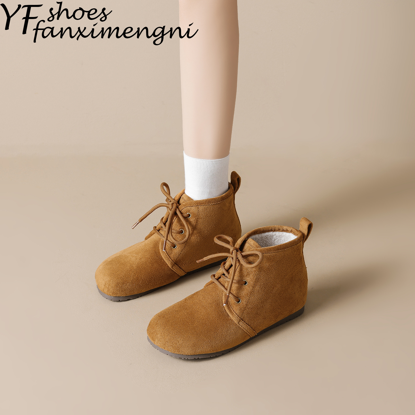 真皮版~雪地靴女2025年新款冬季