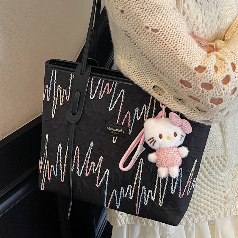 高级感单肩大容量通勤托特包