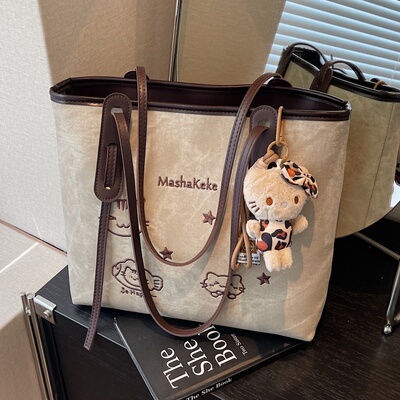 高级感上班通勤大容量简约托特包