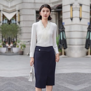 一步裙LPOE8003 套装 时尚 黎姿新款