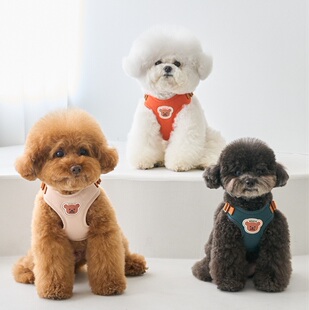 韩国Bennys狗狗猫熊系列可爱胸背带遛狗比熊泰迪宠物致正品代购