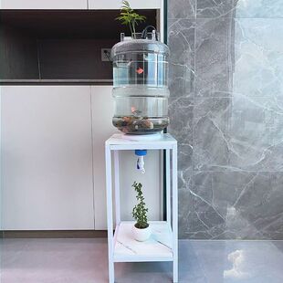 轻奢透明矿泉水桶养鱼改装鱼缸18.9升纯净水桶生态底部排水生态缸