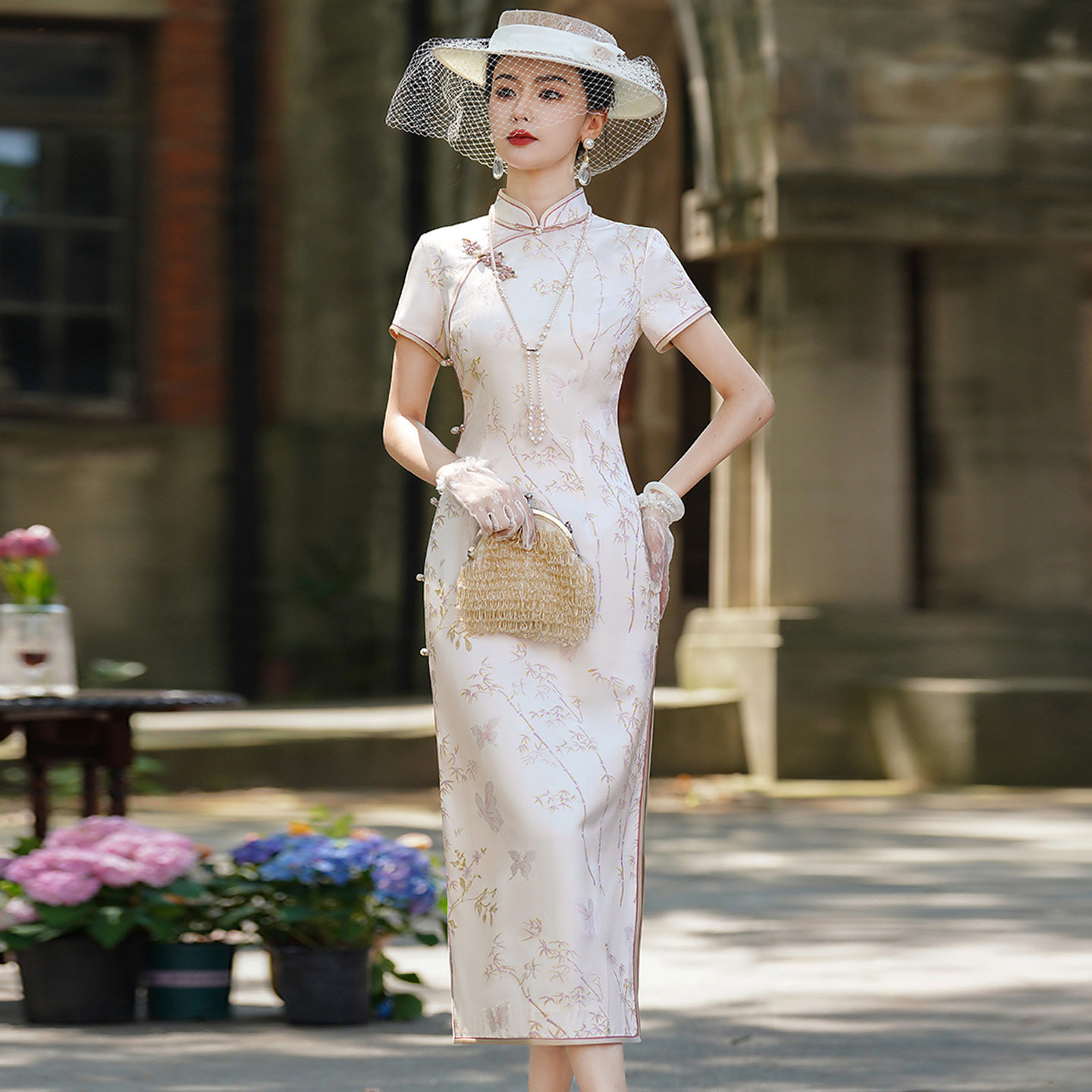 新中式绝美真丝桑蚕丝旗袍2026新款夏年轻款高端轻奢高级感连衣裙