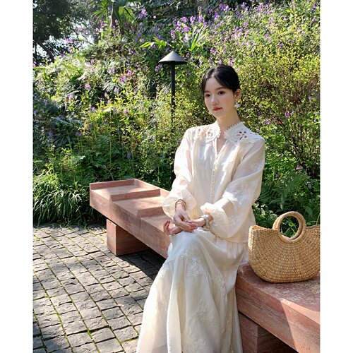 Zwinnie/詹维尼【桃红白色-新春独家系列】 套装 GYT202638