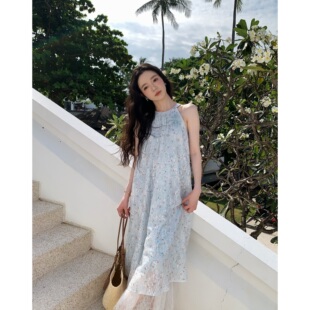 挂脖连衣裙 Zwinnie 独家系列 蓝风铃 GYT202630 詹维尼