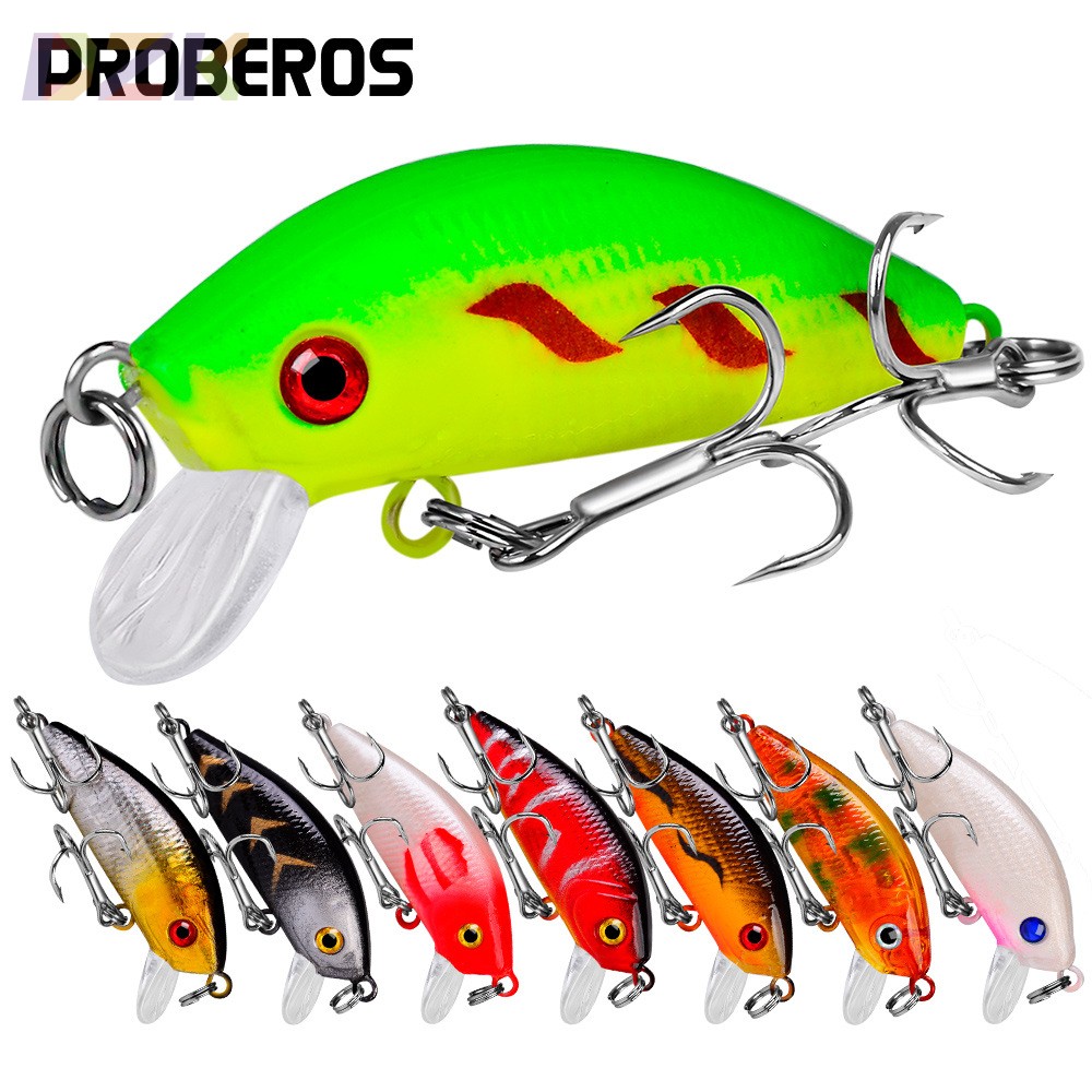 PRO BEROS 5cm路亚鱼饵塑料硬饵3.6g路亚饵米诺硬饵DW1259u2