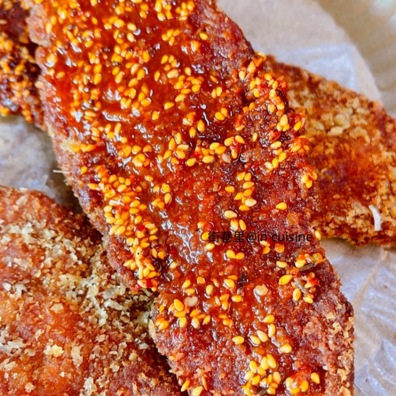 德林牛肉风味牛排一袋10片装送炸串店同款秘制酱料一罐900克商用