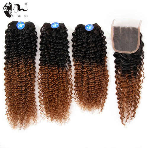 混合发长卷发curlyblendhair