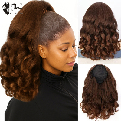 ShortcurlywavePonytailhair