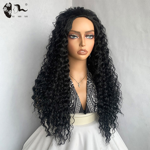 curlyhalfwig长卷发半头套
