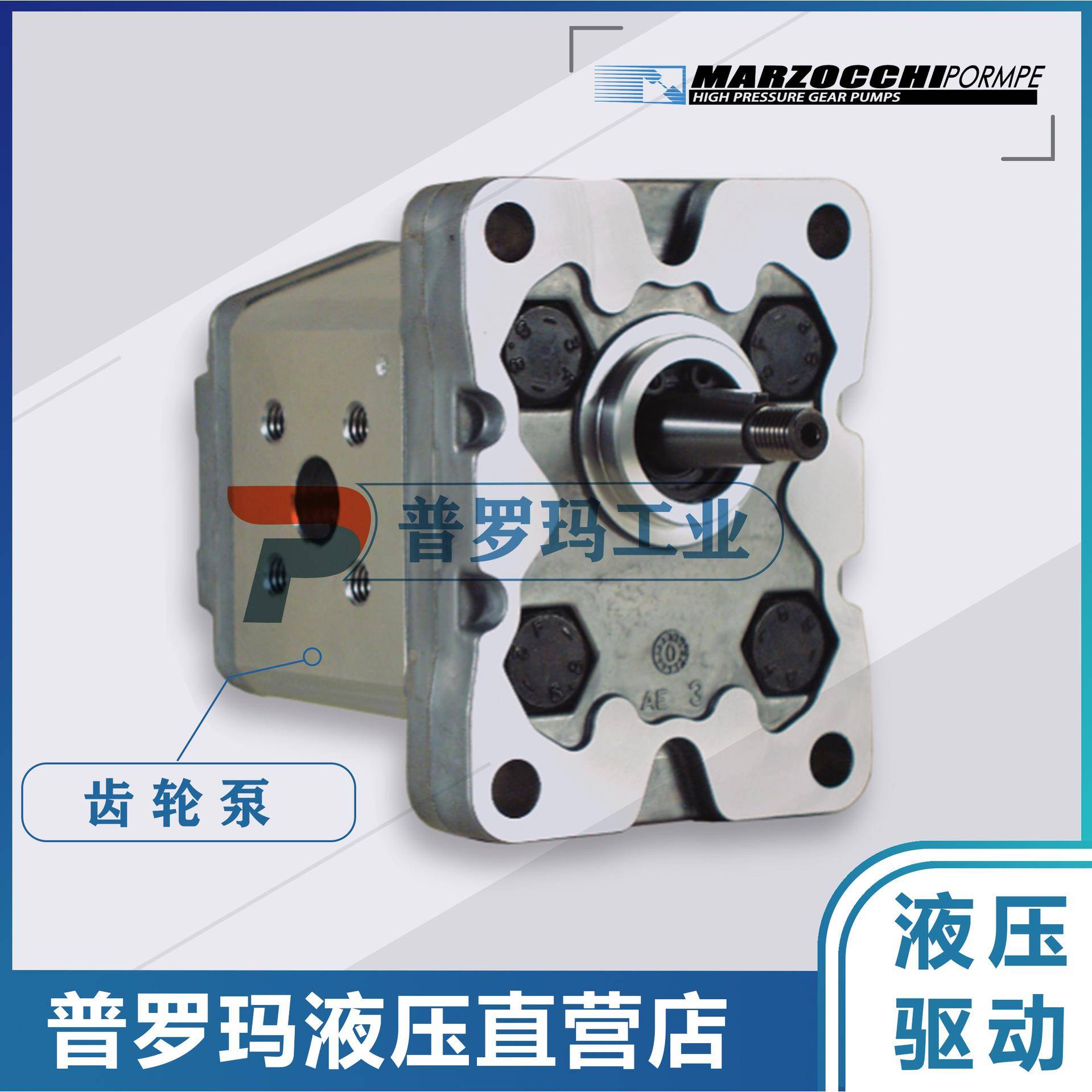 MARZOCCHI液压齿轮泵ALM1-R-4/5/6/7/9/11/13/16-EO液压泵