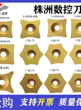 株洲钢管外刮毛刺数控刀片YBC151 S-SPUB-63C 63B 63D 63E 63F A