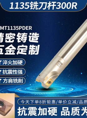 EAP300R抗震铣刀杆cnc加工中心1135刀杆20/21/25/33/R0.8立铣刀杆