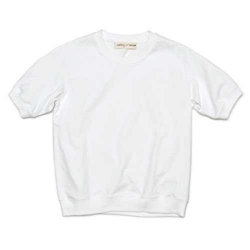 nothing.cn/女款宽松短袖T恤/螺纹收口/ tooth is here/无图案