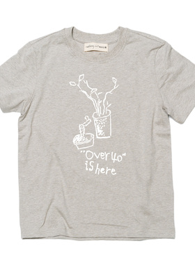 nothing.cn/女款正肩款螺纹圆领基础款T/全棉短袖/over 40/e