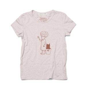 nothing.cn女款短袖T恤/白色黑色奶油色青瓷绿/jiawen系列0313a