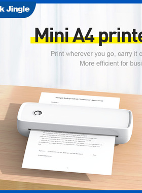 mini printer A4 Bluetooth Direct Label printing家用打印机