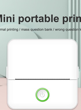 Mini HD Portable Label Thermal Printer Label Photo Printing