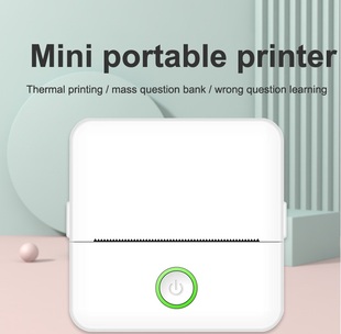Mini HD Portable Label Thermal Printer Label Photo Printing