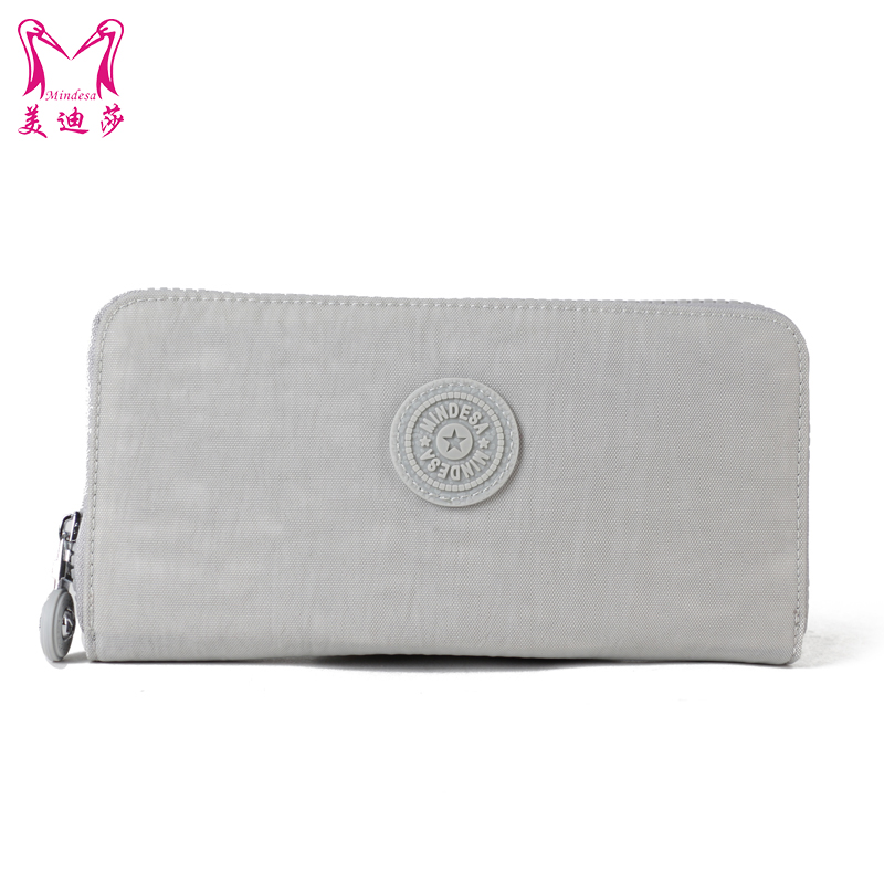 Mindesa尼龙布长款钱包