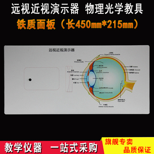 近视远视演示器 实验器材道具老花眼 眼球结构图凸透镜凹透镜激光