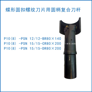 石油管螺纹梳刀刀杆数控刀杆P10(8)-PSN15/15-DR80X200