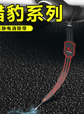 适用猎豹CS9/CS10迈途飞腾欧酷曼C3C5EV汽车消除静电带排气管接地