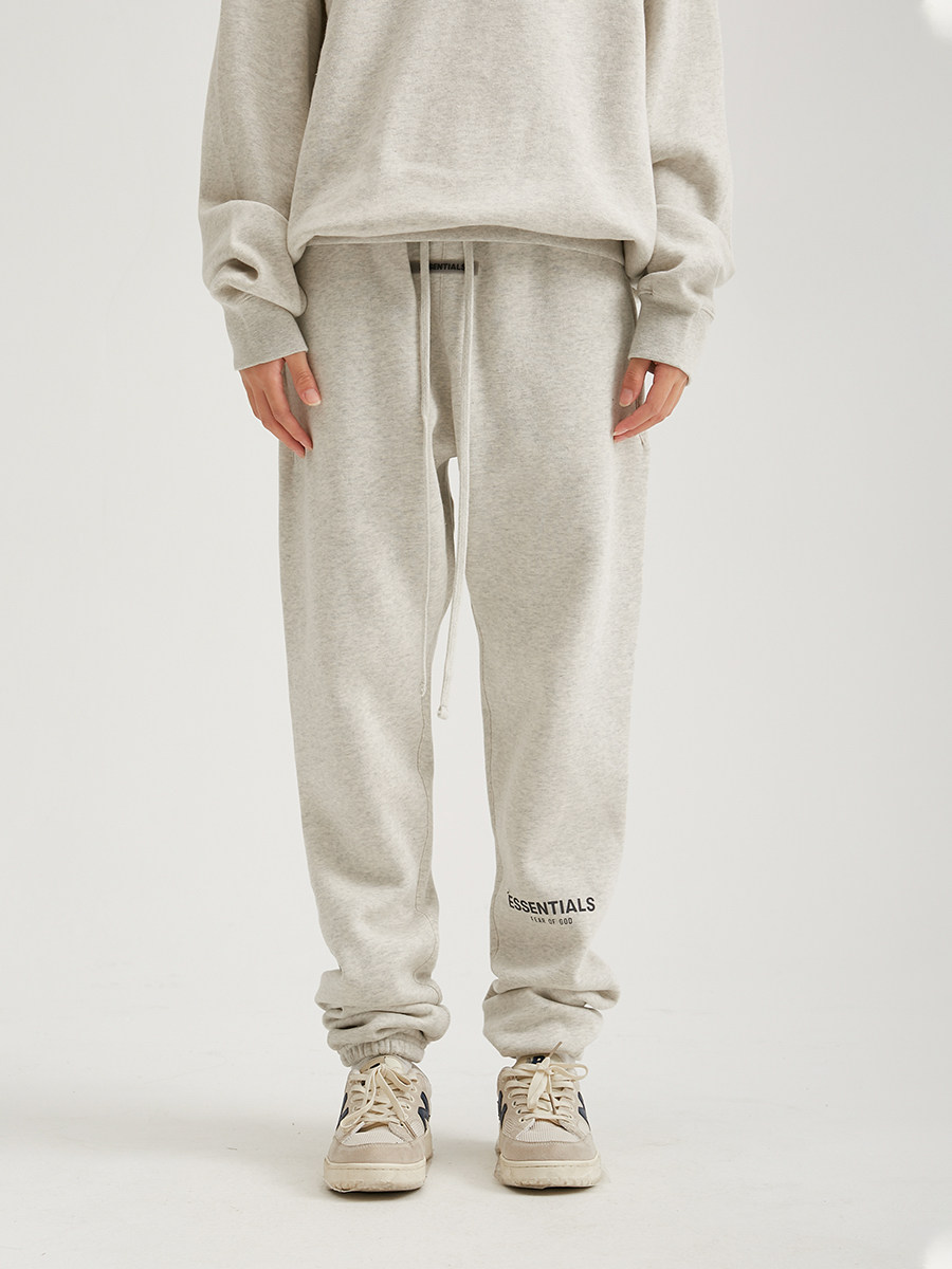 正品原创复线essentials休闲裤男女反光束脚卫裤运动长裤高街潮