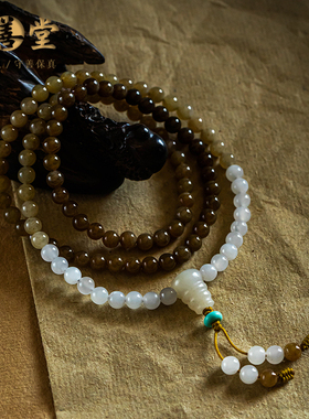 多彩和田玉多圈手链手串
