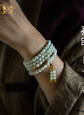 和田玉多圈手串国风手链男女礼物