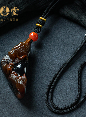 孤品【祥龙祥瑞·玛瑙】吊坠玉石高档礼物收藏级男女送礼一物一图