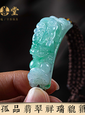 大善堂孤品仅此一件翡翠貔貅手链
