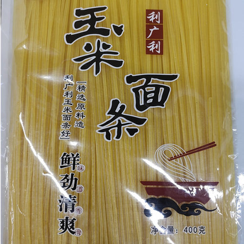 玉米面条400克挂面鲜劲清爽内蒙古河套特产巴盟粗粮食品无料包-封面