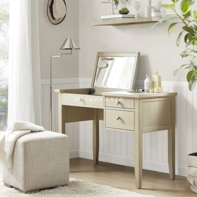 美式乡村实木床尾凳Harbor美式风格卧室家具换鞋长凳House床尾凳