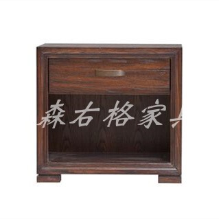 Harbor美式卧室储物床头柜经典简约家用美式乡村实木床头柜House