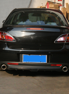 马自达6睿翼改装碳纤维中网AMS灯眉包围前唇DAMD后唇尾翼宽体轮眉