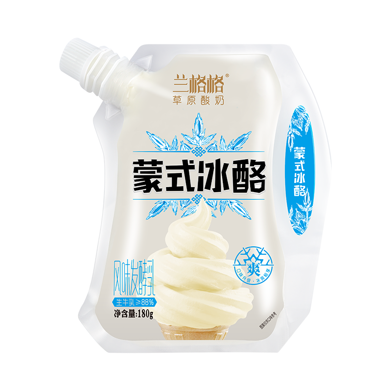 兰格格草原酸奶180g*12袋