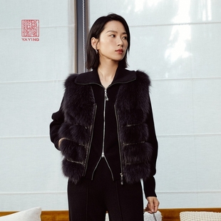 商场同款 狐狸毛皮草马甲 EP雅莹高端系列 Q001A 重磅限量