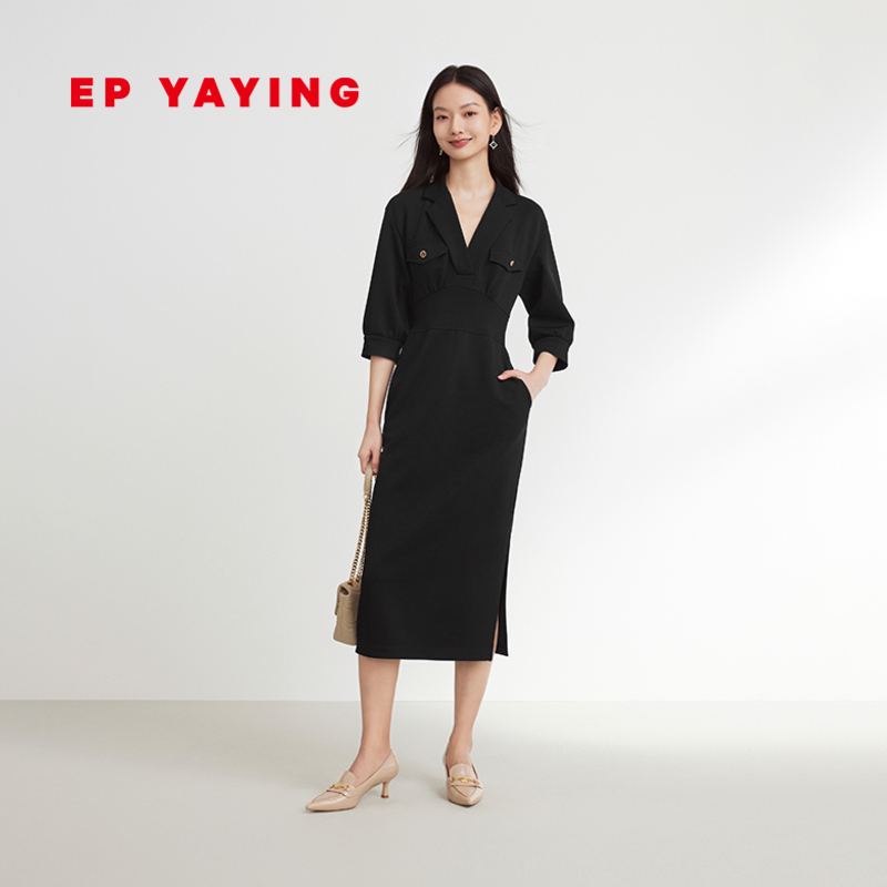 EPYAYING/雅莹小黑裙优雅通勤