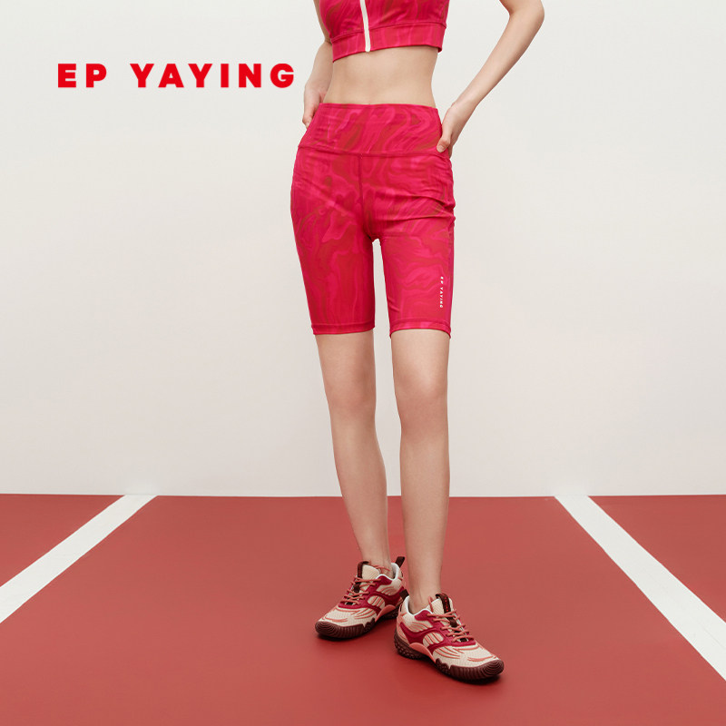 EP YAYING雅莹女装 活力运动短裤打底瑜伽裤 2023秋冬新款6103A