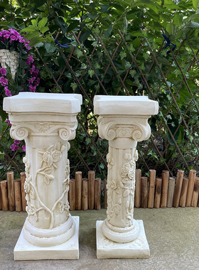 石粉装饰欧式复古风橱窗道具摆件