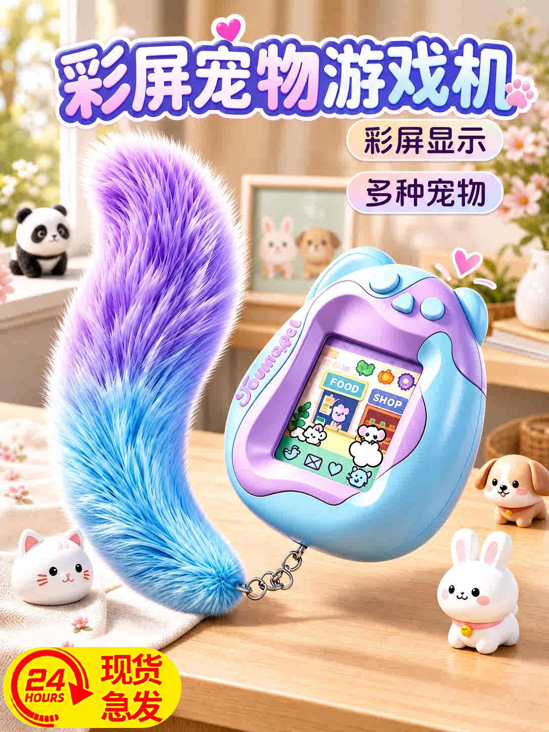 2026 New Children's Toy Smart Electronic Pet Machine Color Screen